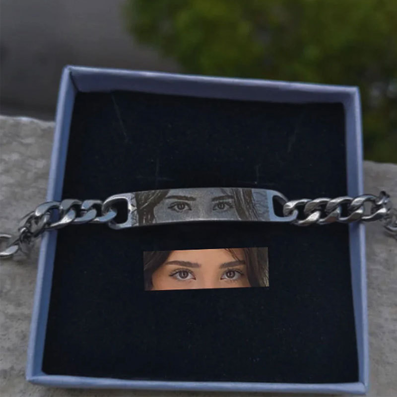 Custom Eyes Engravable Bracelet