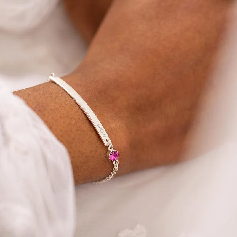Personalized Birthstone Bracelet