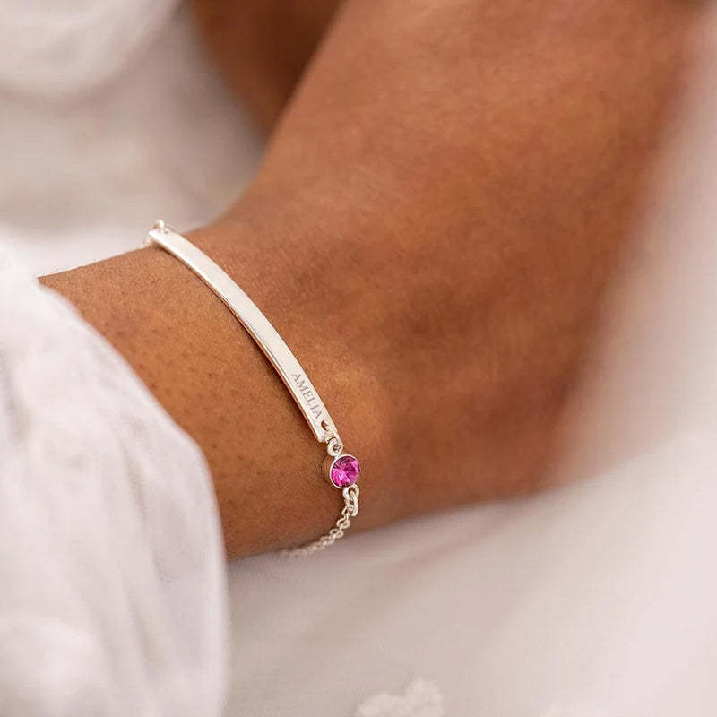 Personalized Birthstone Bracelet