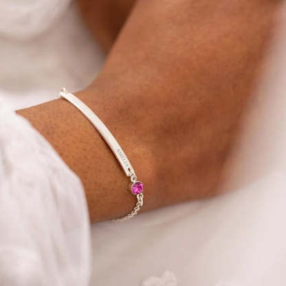 Personalized Birthstone Bracelet