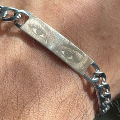 Custom Eyes Engravable Bracelet