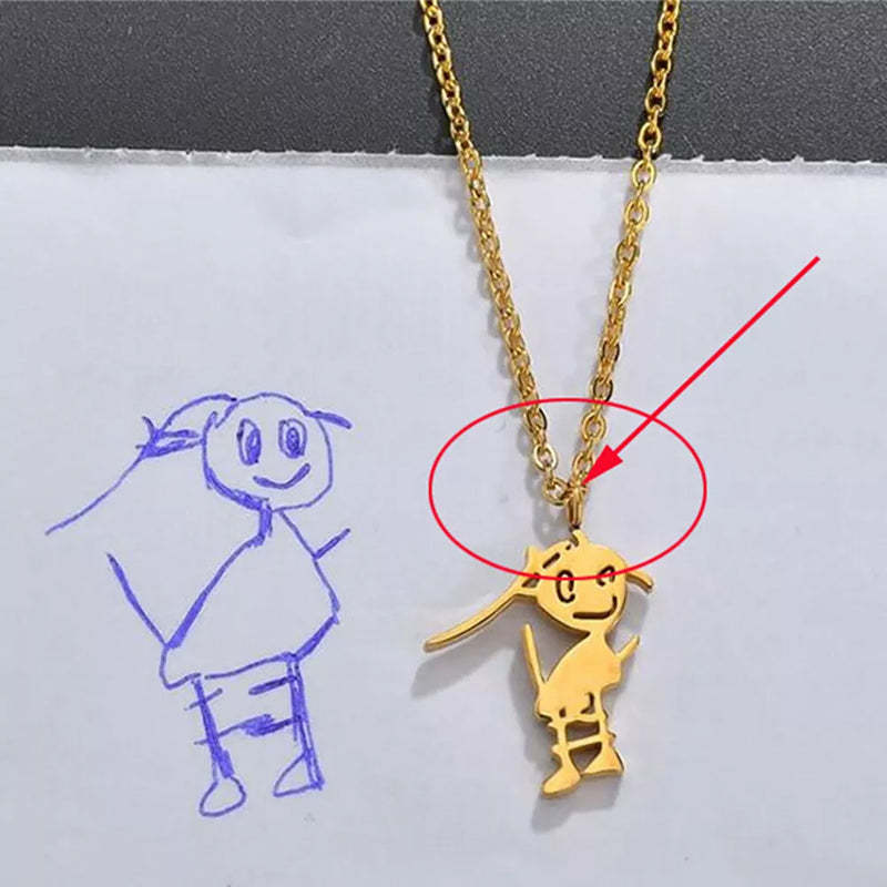 DIY Customized Children's Cartoon Necklace