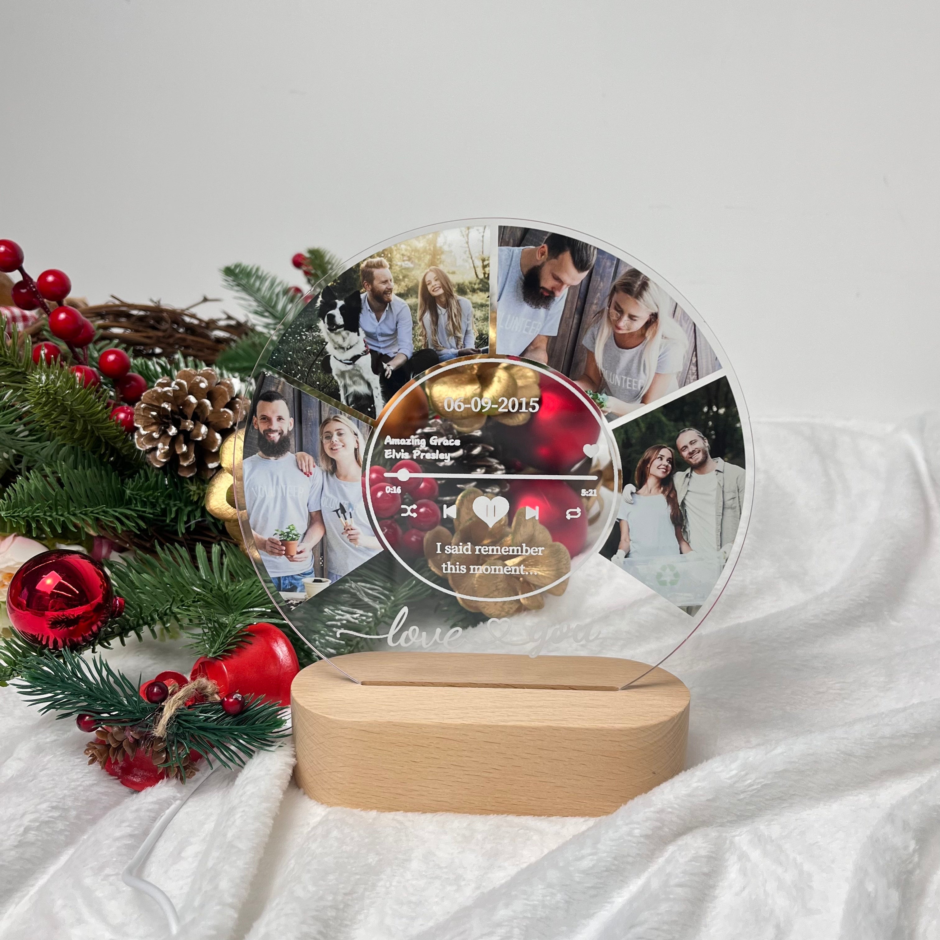 50%OFF⭐️Personalized Music Photo Night Light