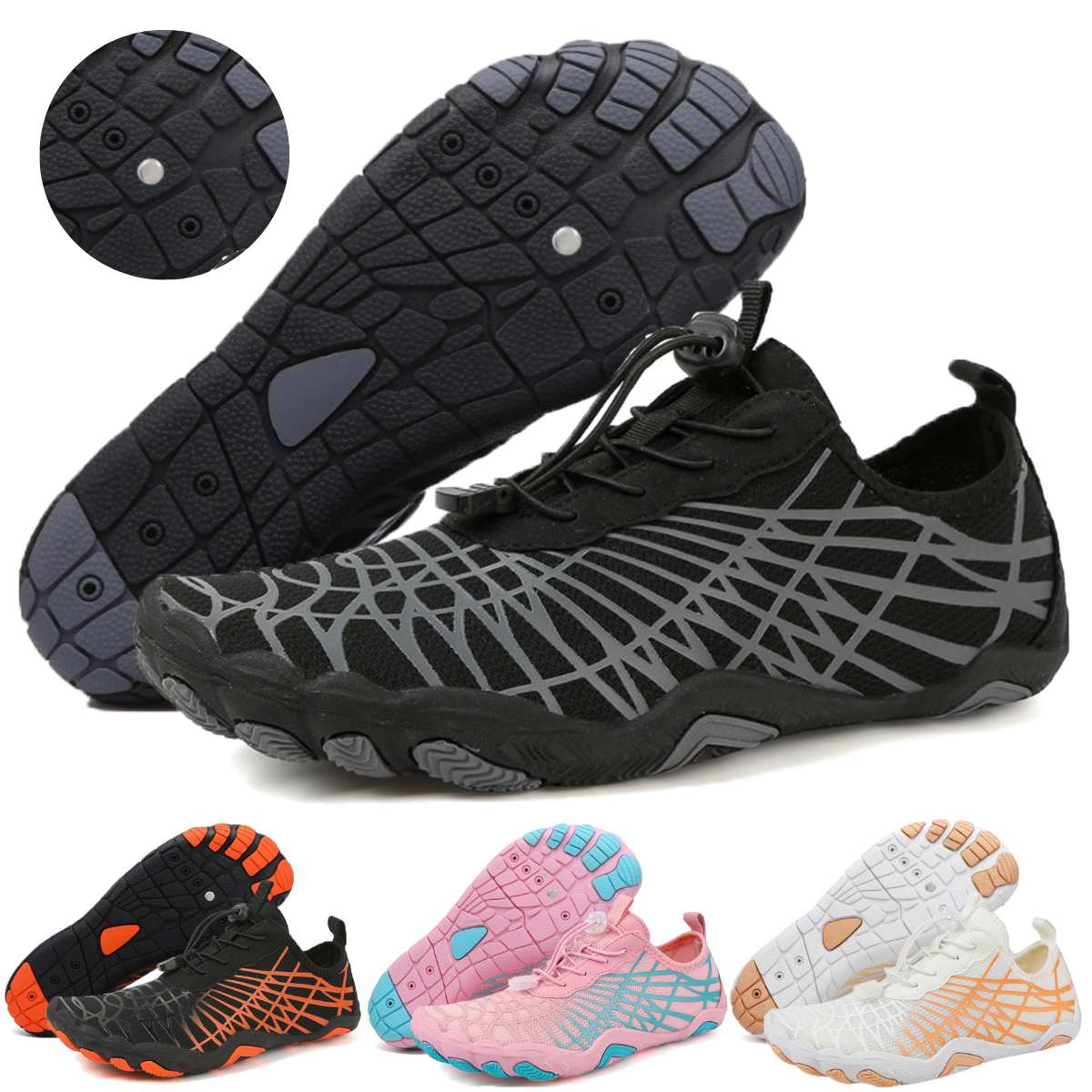 👟Copper-Infused Grounding Barefoot Shoes-Glide（Skin Pro with Copper）