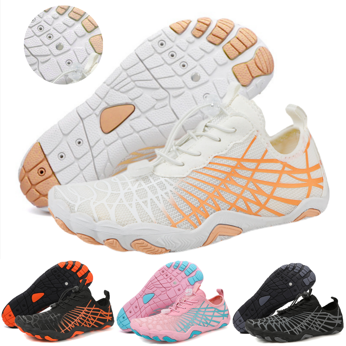 👟Copper-Infused Grounding Barefoot Shoes-Glide（Skin Pro with Copper）