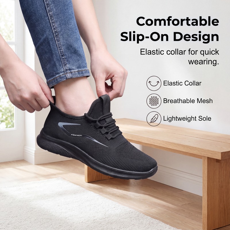 👟Get 50% OFF Your New Favorite Pair🛒Ultra Comfortable knitted fabric shoes, Lightweight Casual Walking Sneakers