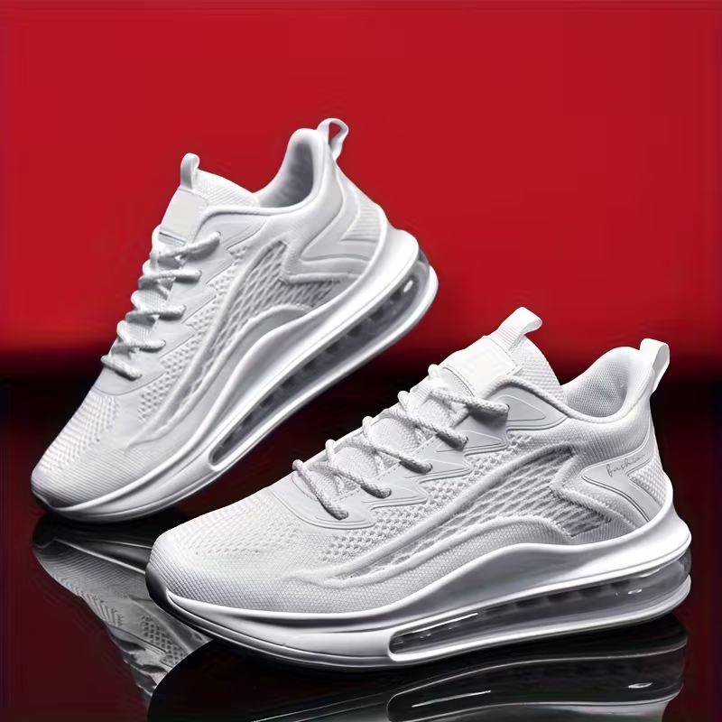 👟 Men’s Air Cushion Walking Sneakers Wide Toe Box. Cushioned Comfort. Confident Grip 🛑✨