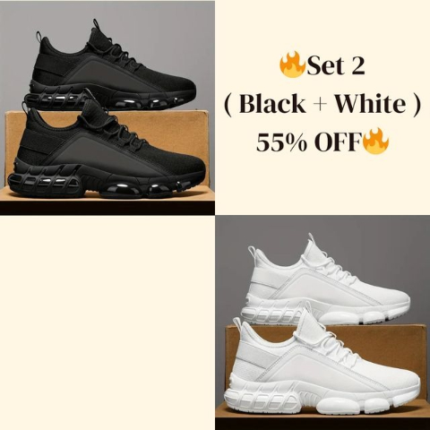 🔥Last Sale🔥Men’s Lightweight Breathable Low-Top Running Shoes