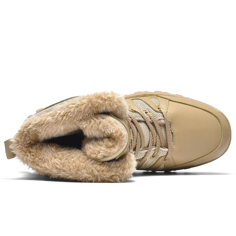 (🎁Free Socks Giveaway🧦) Men Combat Boots Waterproof Non-Slip Hiking Boots Anti-Puncture Anti-Sprain Work Boots