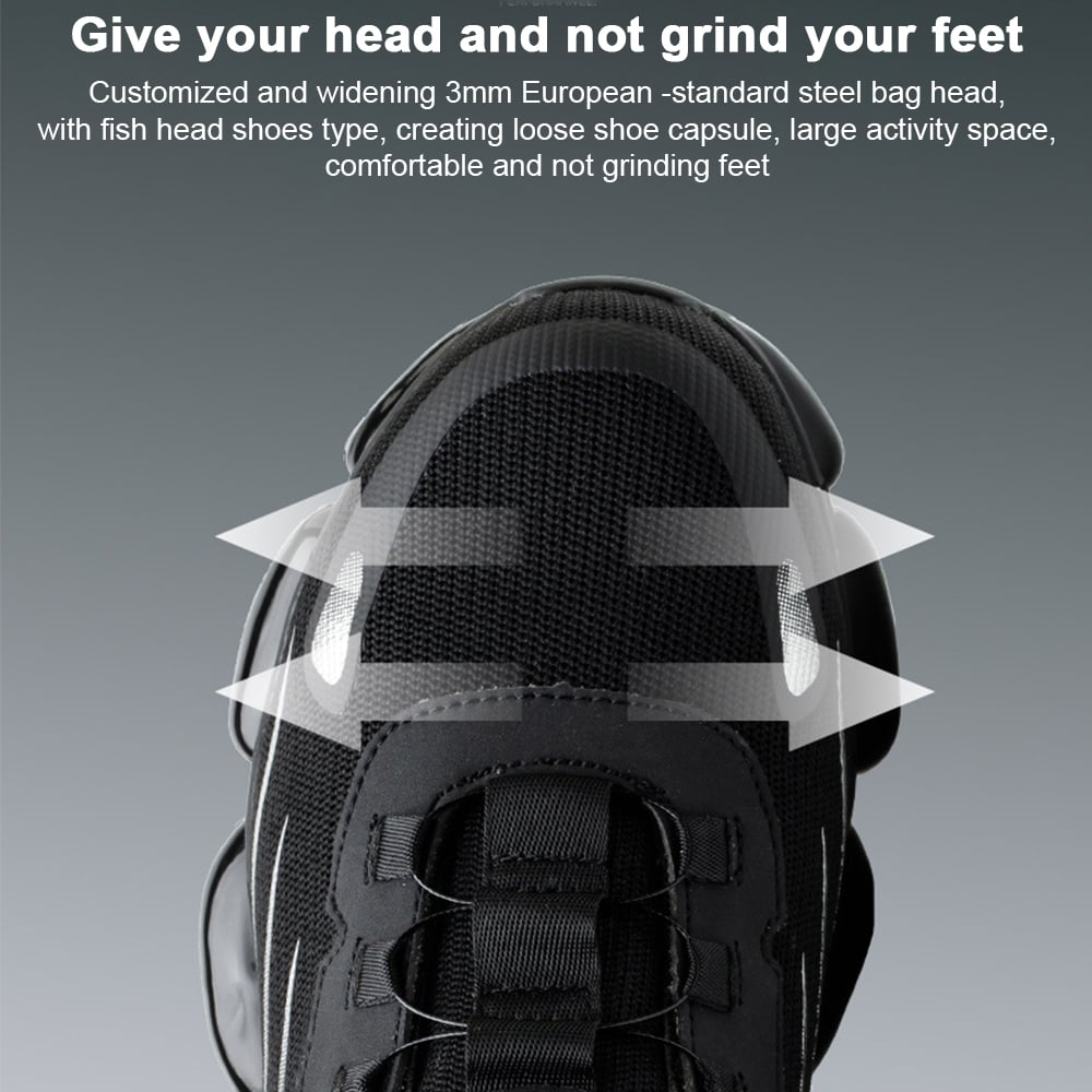 Men's Smash and Stab Resistant Work Safety Shoes - Buy 2 Free Shipping