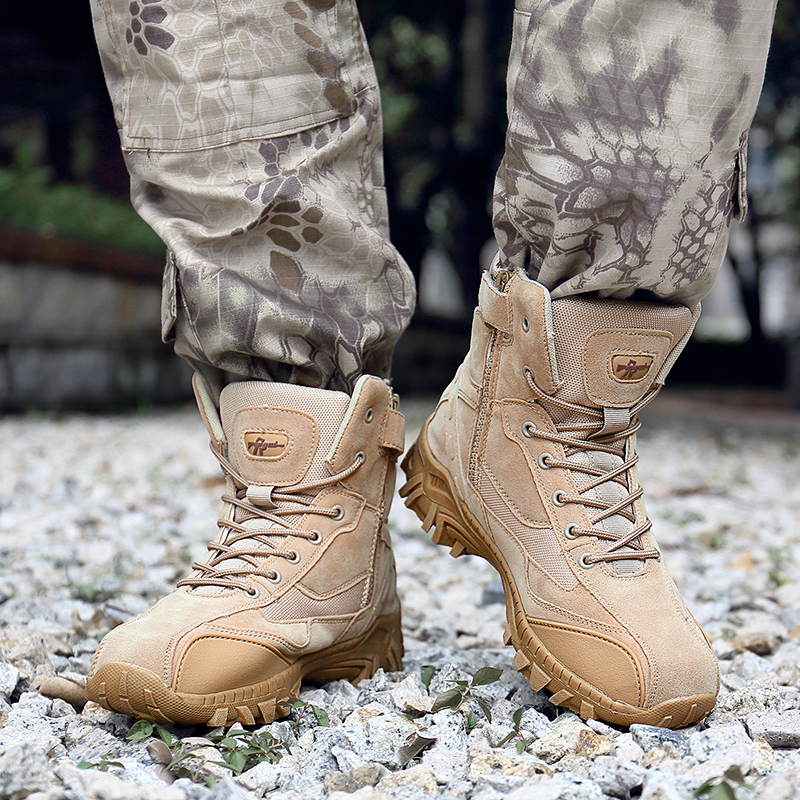 (🎖️MEMORIAL DAY SALE - 70% OFF) Men Warm Winter Snow Boots Waterproof Non-Slip Work Combat Boots