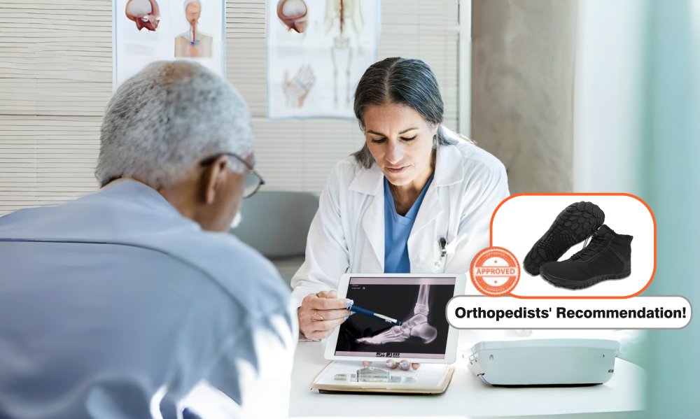 ❄️ArcticStride- Non-slip & Carbon Fiber Waterproof Winter Barefoot Shoes (Unisex)