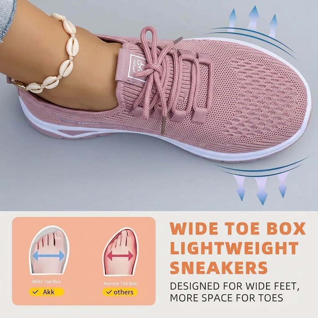 Women's Comfortable Breathable Non-Slip Orthopaedic Walking Shoes