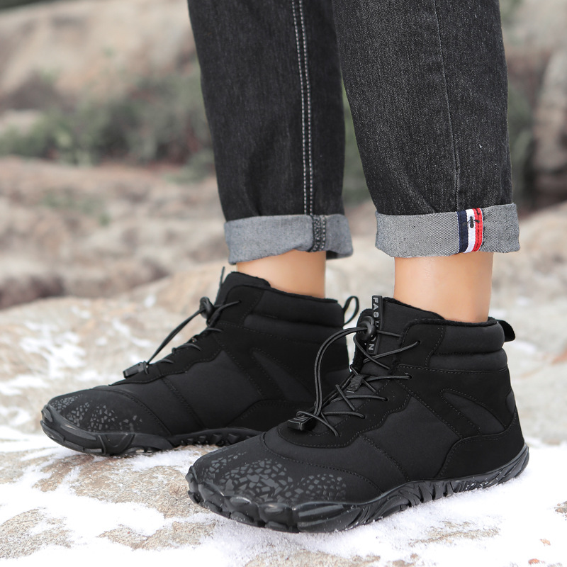 FrostRhythm- Non-slip & Carbon Fiber Waterproof Winter Barefoot Shoes (Unisex)