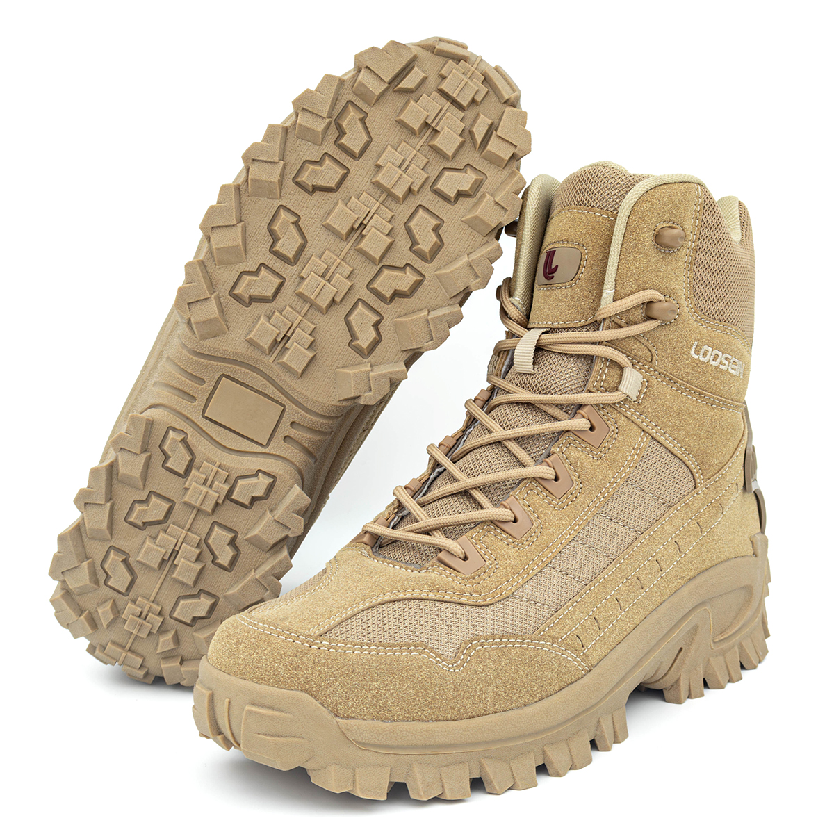 (🤜Work Hard for 5+ Years) LOOSEIN®️ Men's Waterproof Non-Slip Anti-Puncture Work Boots Orthopedic Support Hiking Boots