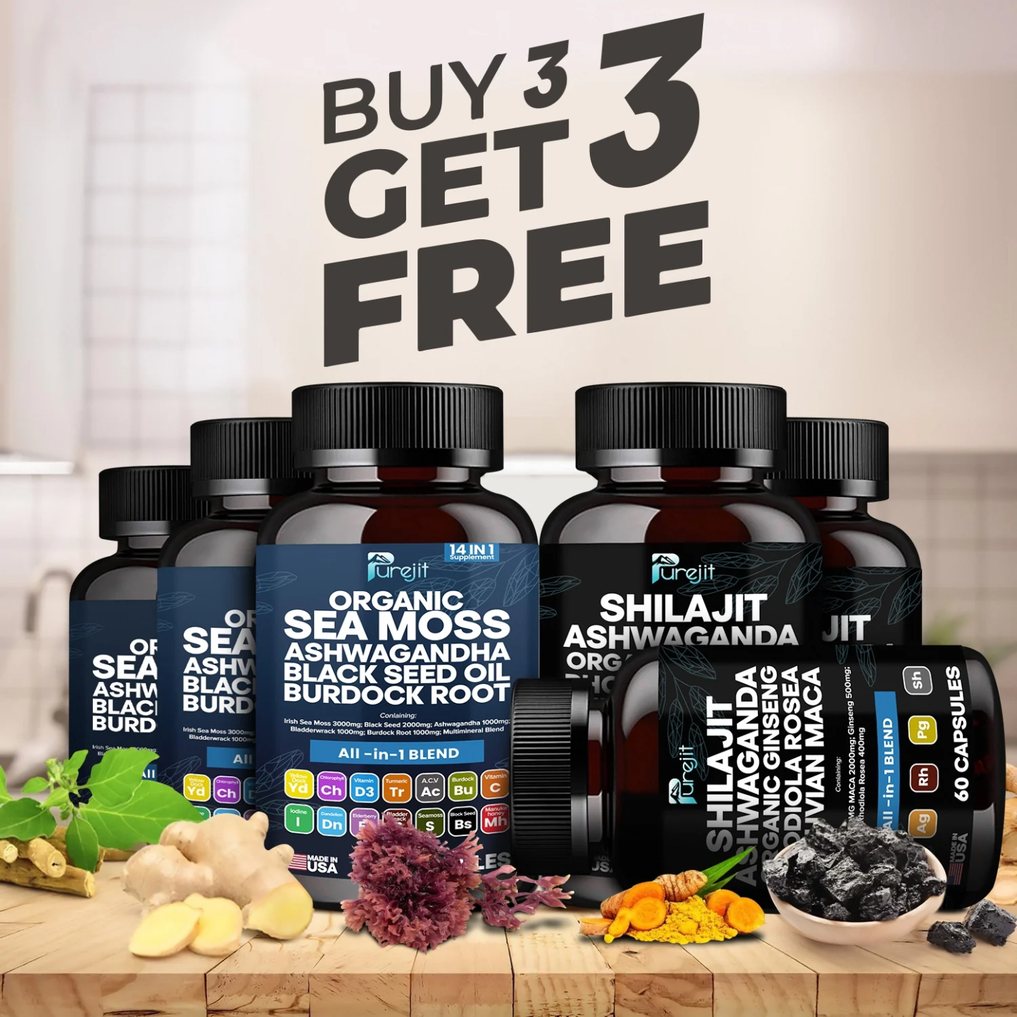 SEA MOSS & SHILAJIT PUREJIT™ BLEND