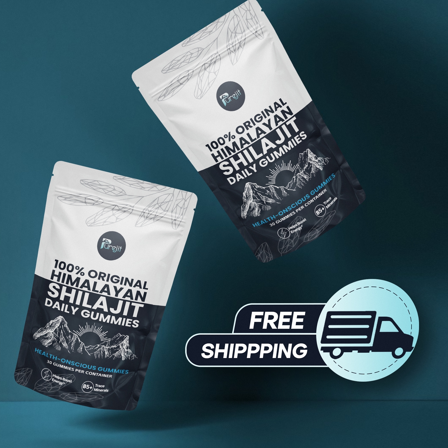 PUREJIT® 100% ORIGINAL HIMALAYAN SHILAJIT DAILY GUMMIES
