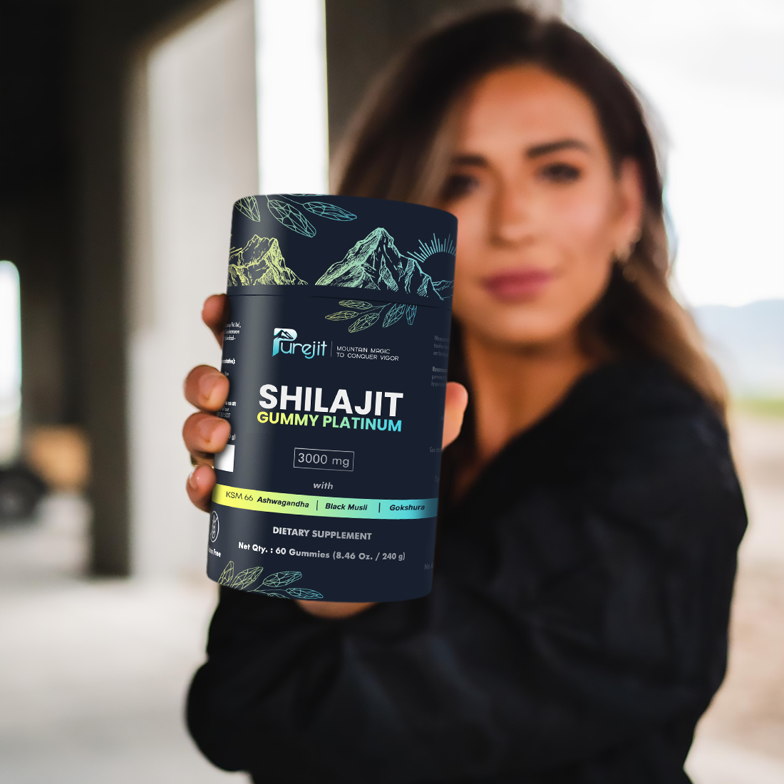 PUREJIT© 100% PURE HIMALAYAN SHILAJIT GUMMY GOLD