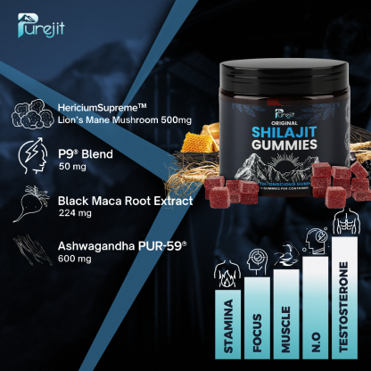 100% ORIGINAL SHILAJIT GUMMIES FOR MEN & WOMEN