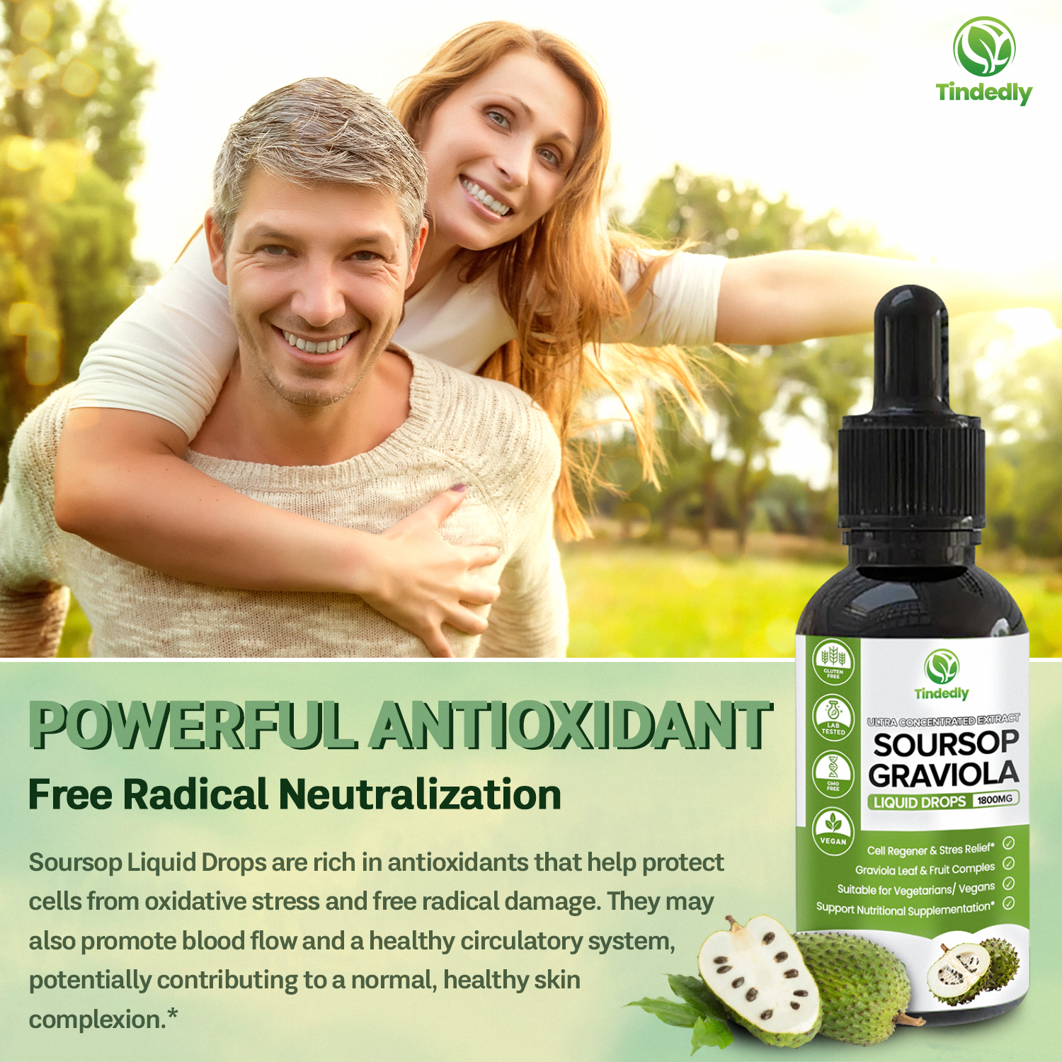 100% Pure Organic Soursop Drop Extract