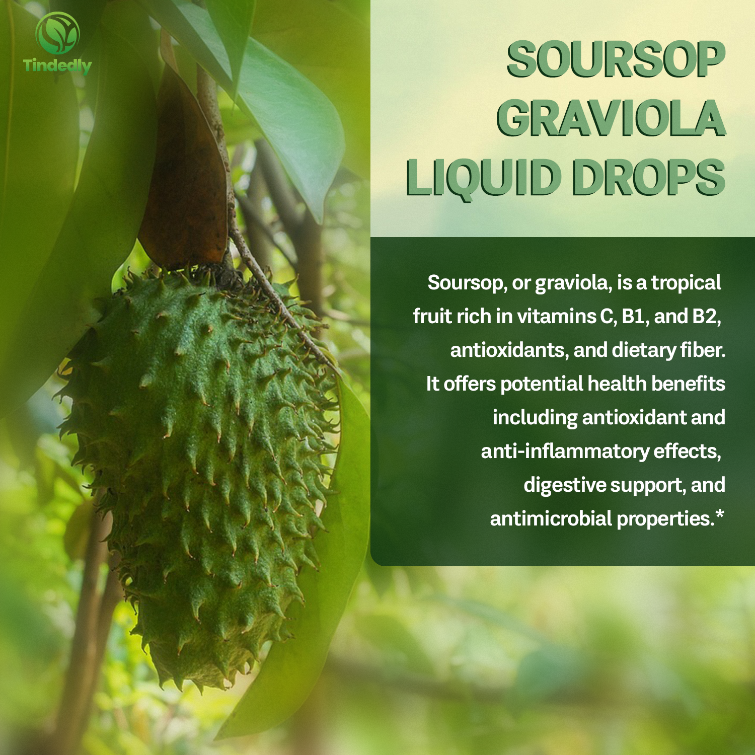 100% Pure Organic Soursop Drop Extract