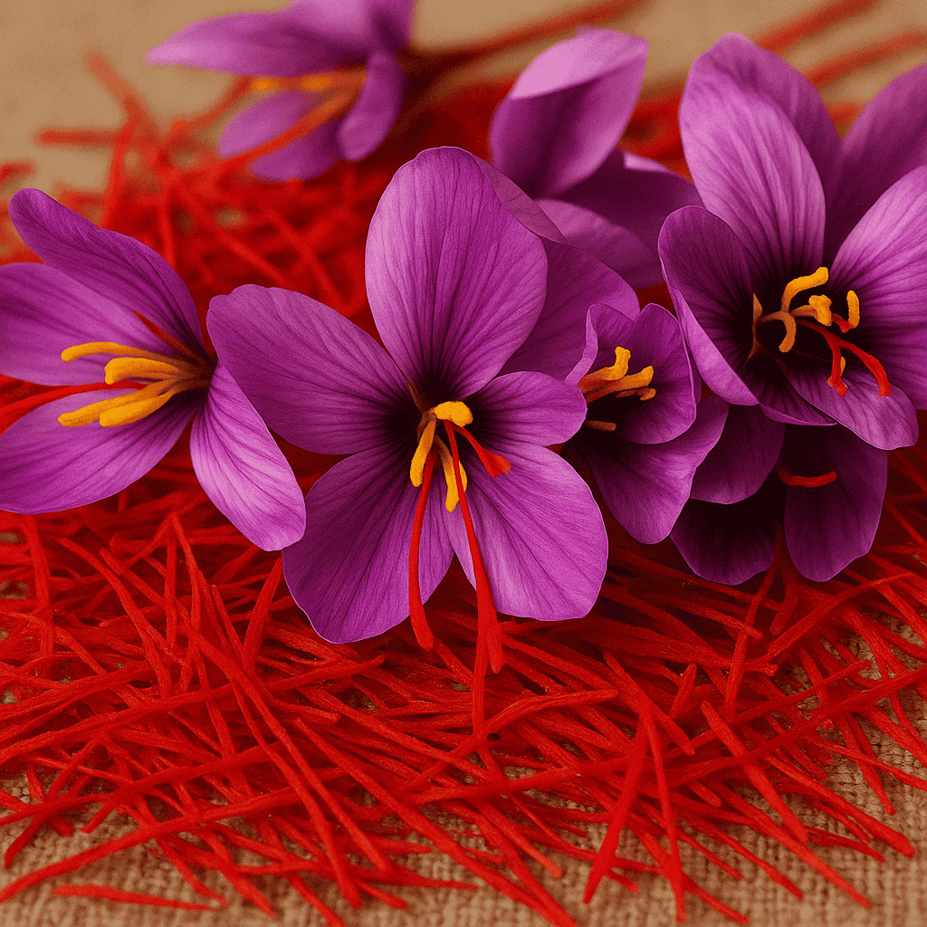 Saffron Flower and Threads
