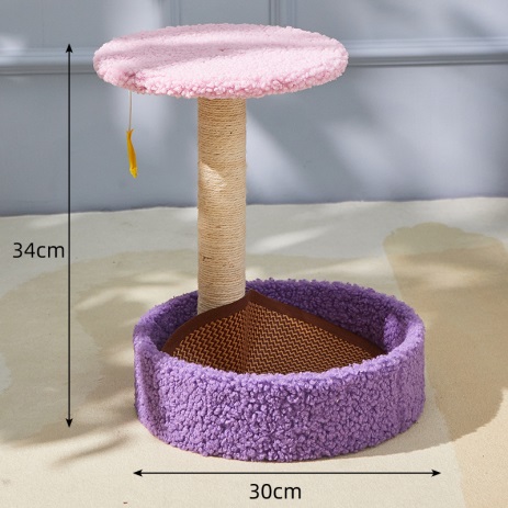 PetFangFang Small Cat Scratching Post with Rattan Bed Base 11051 img_039.jpeg