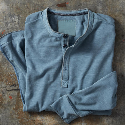 Slub Solid Color Shirt
