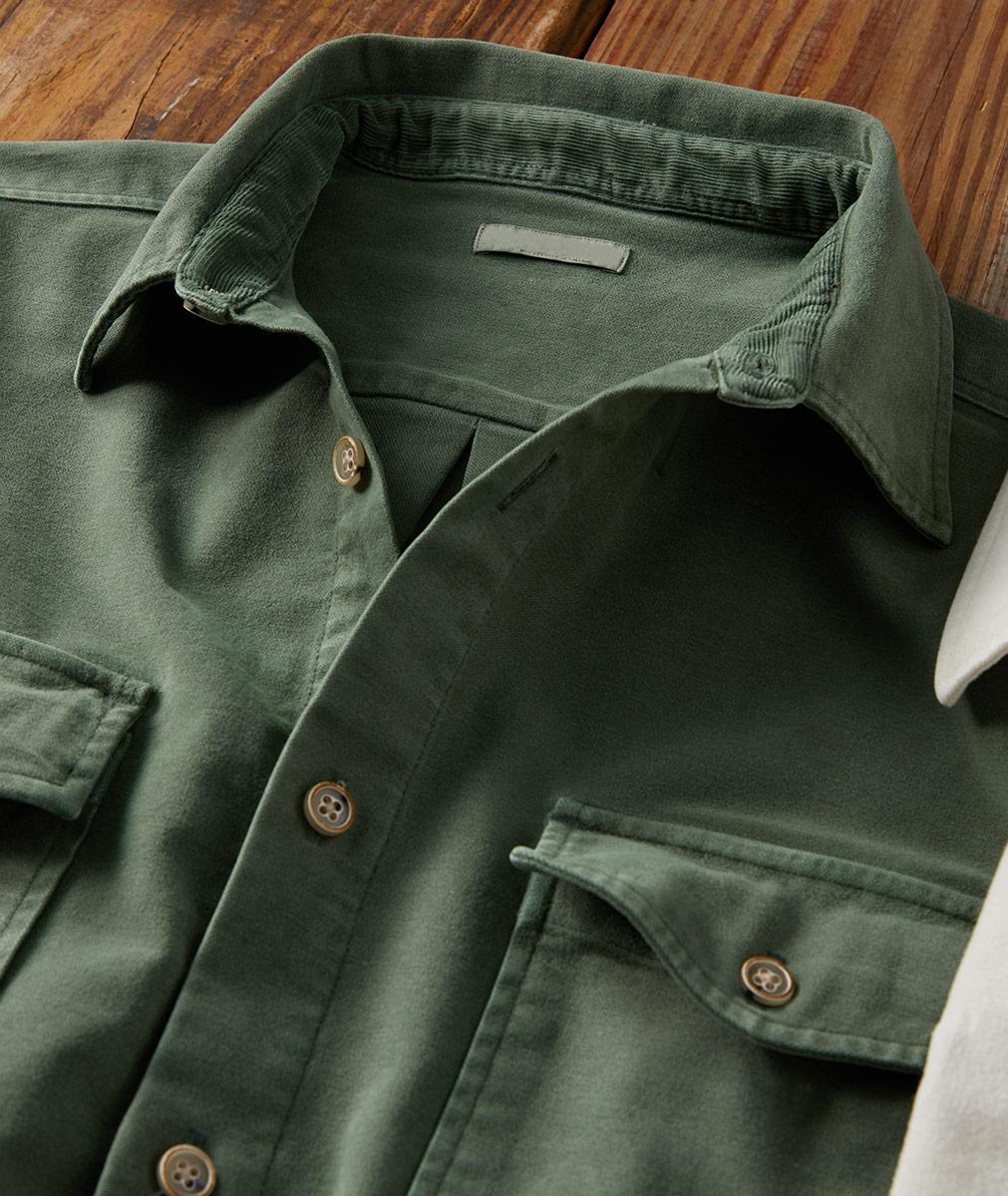 Simple Worker Button-Down Shirt