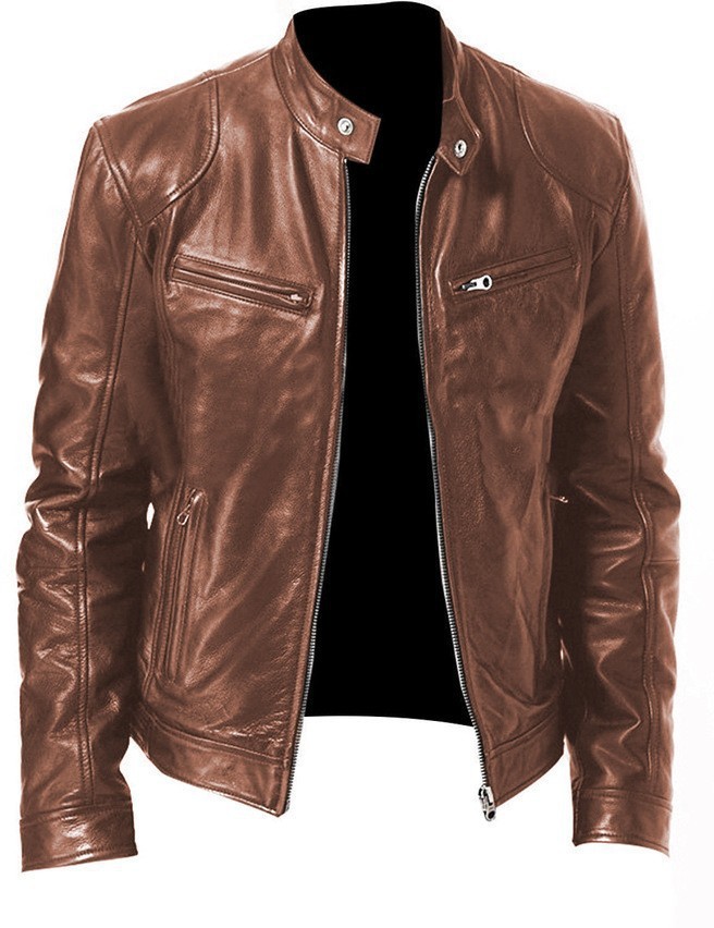 Personalized Zipper Pocket Cardigan Slim Jacket