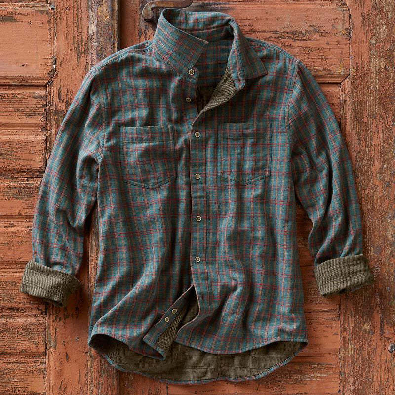 Casual Plaid Pocket Shirt