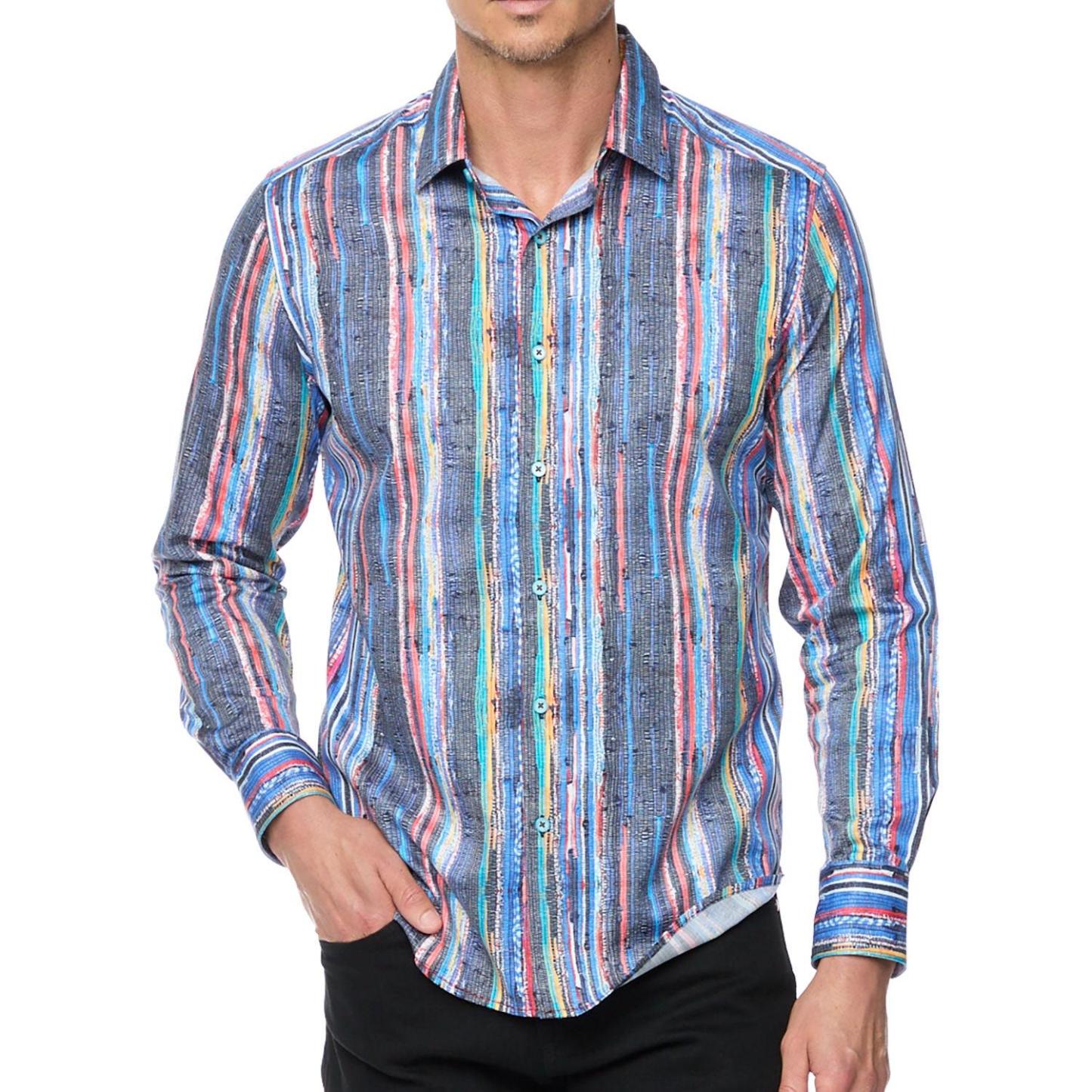 Classic Contrast Lapel Shirt