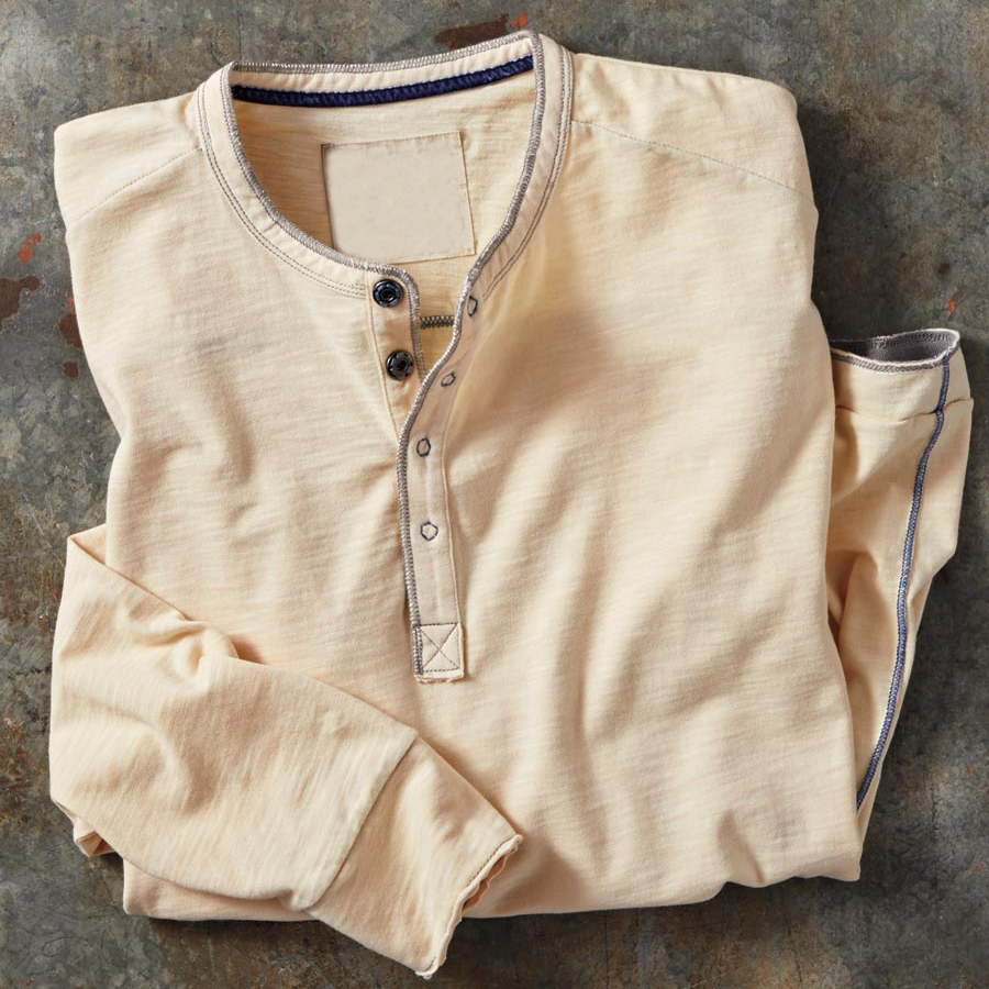 Slub Solid Color Shirt