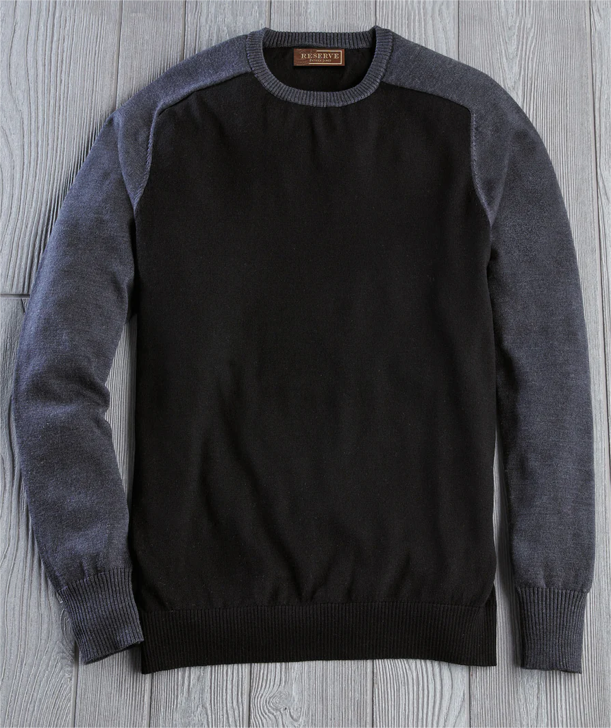 Reserve Johnstone Saddle-Shoulder Sweater