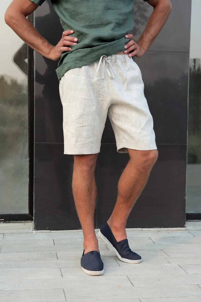 Solid Color Casual Shorts