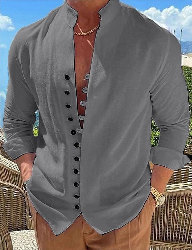 Retro Casual Loose Long Sleeve Shirt