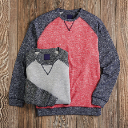 Color Block Crew Neck Shirt