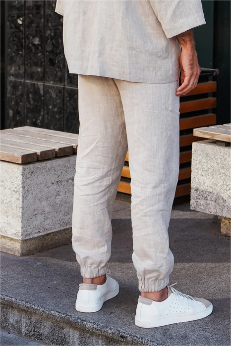 Solid Color Cropped Trousers
