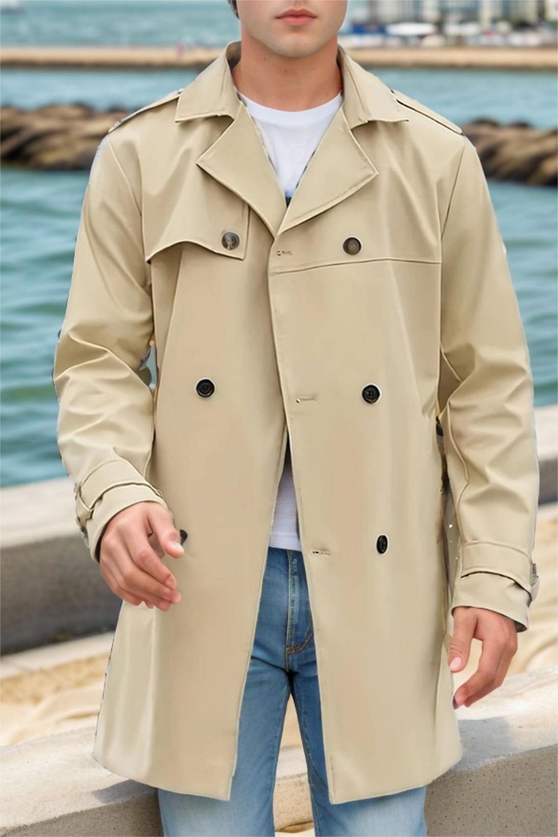 Long-Sleeved Lapel Slim-Fit Casual Jacket