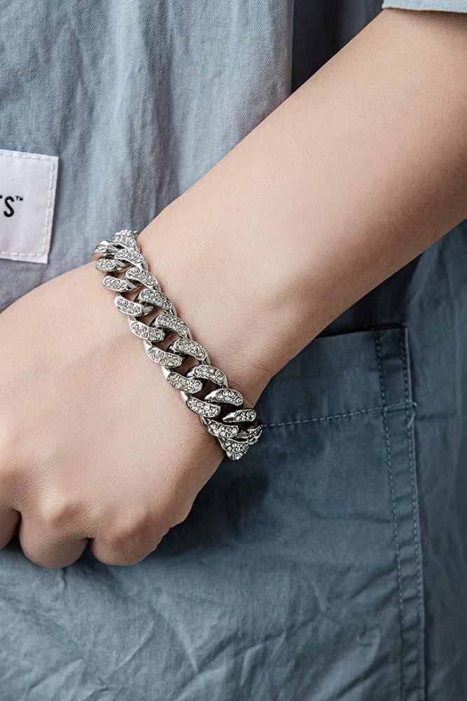 Simple And Stylish Full Diamond Cuban Bracelet