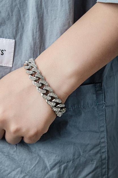 Simple And Stylish Full Diamond Cuban Bracelet