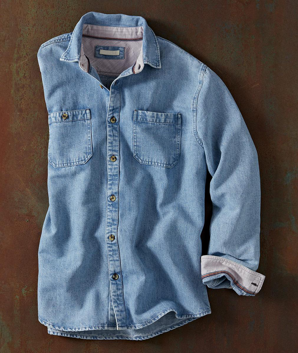 Minimalist Denim Shirt