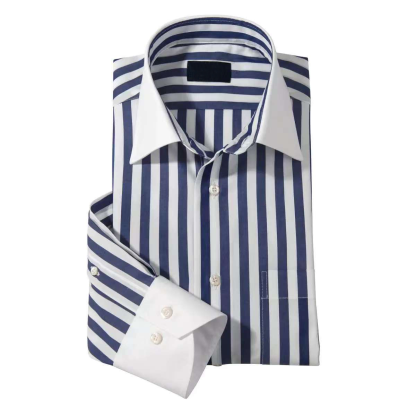 Striped Button-Down Shirt