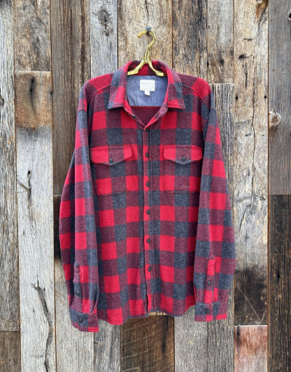 Plaid Long Sleeve Shirt With Pockets