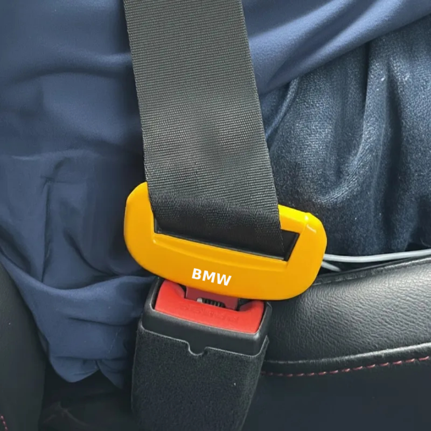 Asign Seat Belt Buckle Cover with BMW Badge for BMW