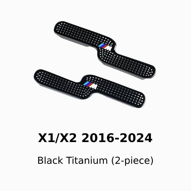 Asign Stainless Steel Under-Seat AC Vent Covers – Fits BMW 3/4/5 Series, X1–X7, i3, i5, i7, iX3