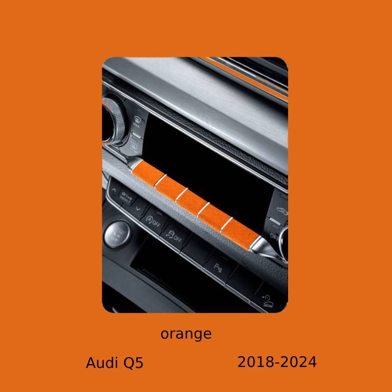 ASIGN Dashboard Button Trim, Fit for Audi Q5 (2018 - 2024), Interior Decoration Accessory