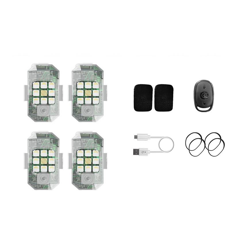Asign LED Strobe Lights for Car, Bike, & Motorcycle – RGB Warning & Decor Lights for Grille