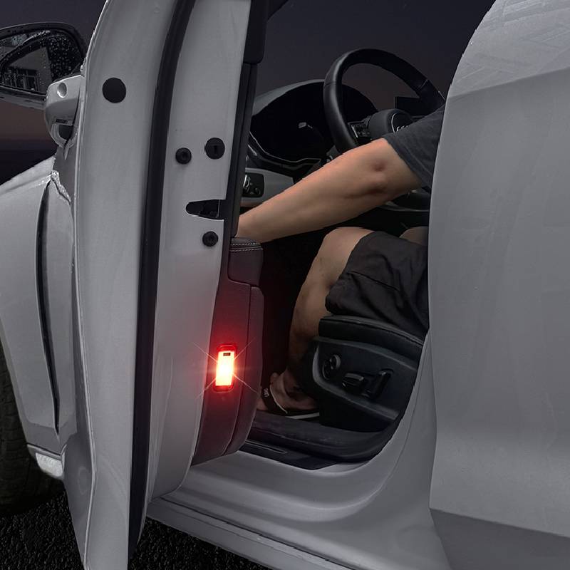 Asign Car Door Warning Light For Audi