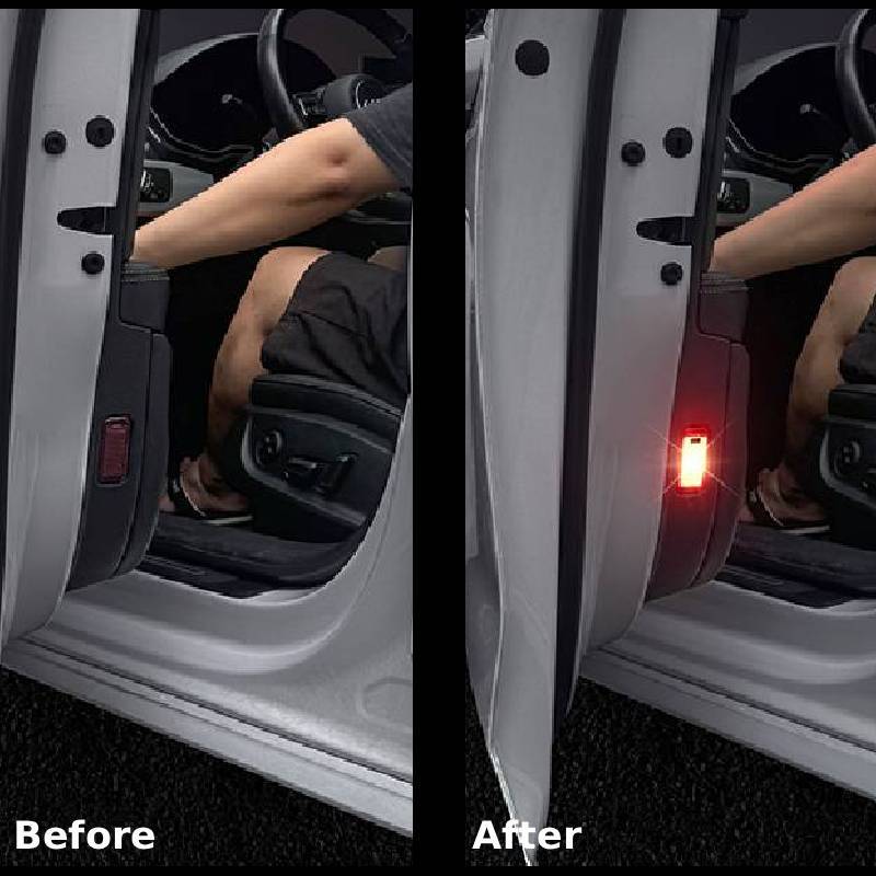 Asign Car Door Warning Light For Audi